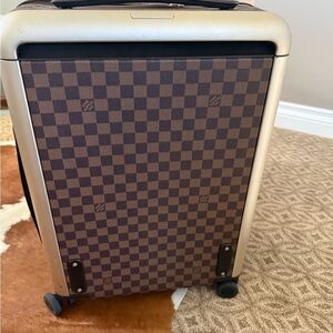 AUTHENTIC Louis Vuitton Horizon 55 Damier Ebene Rolling Suitcase